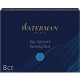 WATERMAN Standard-Groraum-Tintenpatronen, blau, lschbar