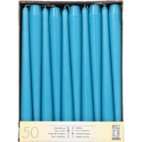 STARPAK Leuchterkerzen, 22 mm, trkis, 50er Pack