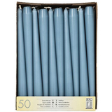 STARPAK Leuchterkerzen, 22 mm, arktikblau, 50er Pack