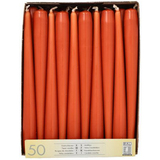 STARPAK Leuchterkerzen, 22 mm, rost, 50er Pack