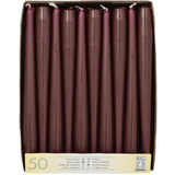 STARPAK Leuchterkerzen, 22 mm, beere, 50er Pack