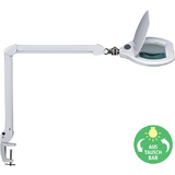 MAUL led-lupenleuchte MAULcrystal, Klemmfu, wei