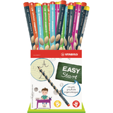 STABILO schreiblernbleistift EASYgraph, 36er Thekendisplay