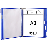 djois by tarifold wandsichttafelsystem Metall, din A3