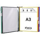 djois by tarifold wandsichttafelsystem Metall, din A3