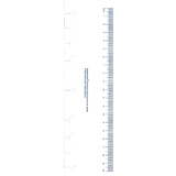 rido id kalender-einlage "Lineal", transparent