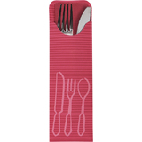 PAPSTAR servietten-tasche "Bistro" inkl. Serviette, bordeaux