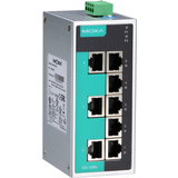 MOXA unmanaged Industrial ethernet Switch. 8-ports, EDS-208A