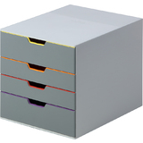 DURABLE schubladenbox VARICOLOR 4, mit 4 Schubladen
