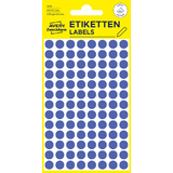 AVERY zweckform Markierungspunkte, ablsbar, 8 mm, blau