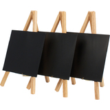 Securit tisch-kreidetafel MINI mit Staffelei, buche