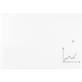 FRANKEN Design-Glastafel, 1.200 x 900 mm, reinwei