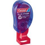 tesa ecologo Klebestempel, 1.100 Klebepads, blau-transluzent