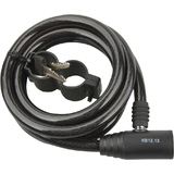 FISCHER Kabel-Fahrradschloss, Lnge: 1.800 mm, schwarz