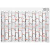 rido id wandkalender "Plakatkalender office I" 2026
