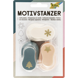 folia Weihnachts-Motivstanzer, klein, set 1