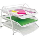 ALBA briefablage "MESHTRAY3", din A4, Drahtmetall, wei
