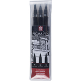 SAKURA faserschreiber PIGMA PEN, 3er Etui, schwarz