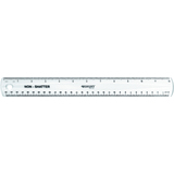 WESTCOTT Flachlineal, Lnge: 300 mm, flexibel, transparent