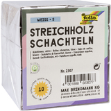 folia Streichholzschachteln, blanko, wei