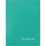 ROTH zeugnismappe Basic, aus PP, din A4, trkis