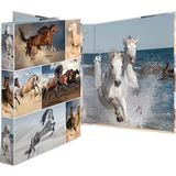HERMA ringbuch "Animals" - Pferde, din A4, 2-Ring-Mechanik