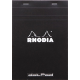 RHODIA notizblock "dotPad", din A5, gepunktet, schwarz
