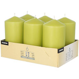STARPAK Stumpenkerze, Durchmesser: 60 mm, kiwi