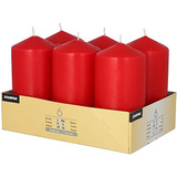 STARPAK Stumpenkerze, Durchmesser: 60 mm, rot