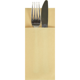 STARPAK Servietten-Tasche, 1/8-Falz, creme, 100er