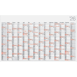 rido id wandkalender "Plakatkalender office II", 2026
