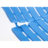 miltex arbeitsplatzmatte Yoga spa Basic, 600 mm x 15 m, blau