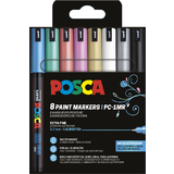 POSCA pigmentmarker PC1MR, 8er Box, farbig sortiert