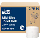 TORK Midirollen-Toilettenpapier, 2-lagig, wei, 100 m