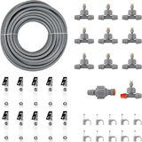 Bradas Garten-Sprhnebel-Set white LINE, 15 m