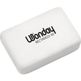 Wonday kunststoff-radierer RECTANGO 40, wei