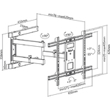 LogiLink tv-wandhalterung Full Motion, fr 93,98 - 203,20 cm