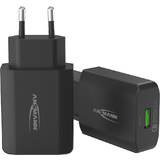 ANSMANN usb-steckdosenadapter HOME charger HC118QC, schwarz