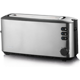 SEVERIN langschlitz-toaster AT 2515, edelstahl / schwarz