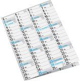 rido id Plakatkalender, 1.020 x 680 mm, gefalzt, 2026