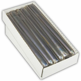 STARPAK Leuchterkerzen, 22 mm, silber