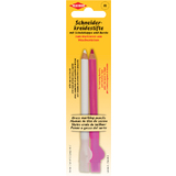 KLEIBER Schneiderkreidestift, 2er Set, wei/rosa