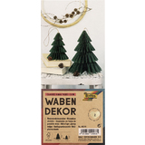 folia wabendekor CLASSIC xmas TREES, 2er Set, Gre: S/M