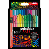 STABILO fasermaler pointMax ARTY, 24er Kartonetui