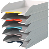 DURABLE briefablagen-set VARICOLOR MIX, lichtgrau
