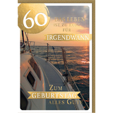 SUSY card Geburtstagskarte "Goldig" - 60. Geburtstag