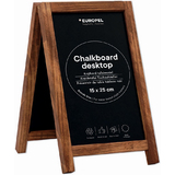 EUROPEL kreidetafel Tischaufsteller, Mini, natur