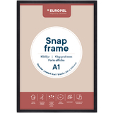 EUROPEL plakatrahmen Premium+, din A1, schwarz