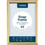 EUROPEL plakatrahmen Premium, din A3, 25 mm, gold