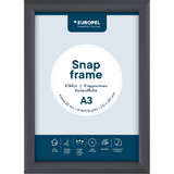 EUROPEL plakatrahmen Premium, din A3, 25 mm, graphitgrau
